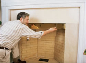 smoke guard to fix smoky fireplace