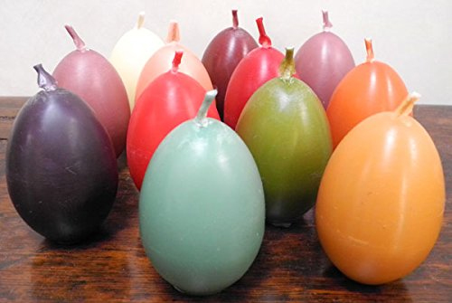 Easter egg candles