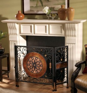 Summer Fireplace Screen