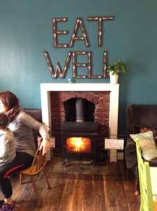 First Upstairs Fire of the Season at The Happy Pear in Ireland