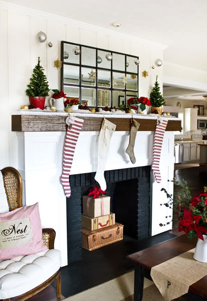 Handmade Christmas Fireplace Decorations