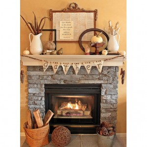 How to Decorate the Fireplace for Thanksgiving