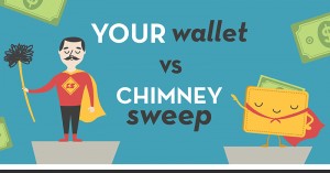 Do you really need a chimney sweep? Your wallet versus a chimney sweep.