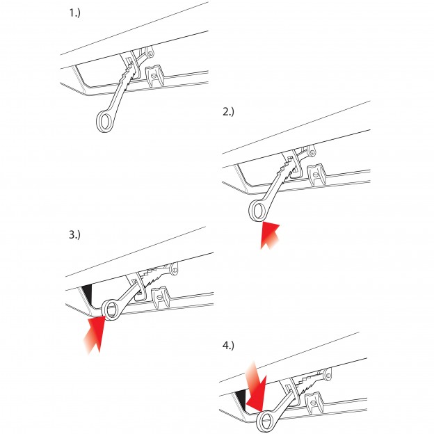 How to Open Fireplace Damper - copyright FireplaceMall.com 2014