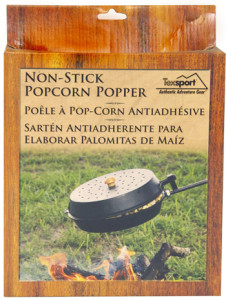 non-stick fireplace popcorn popper