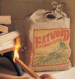 Use fatwood to start your upside down fire.