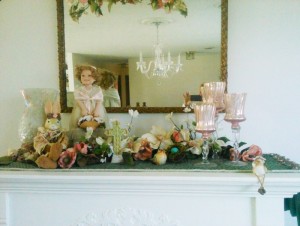 Easter Mantel Decorations