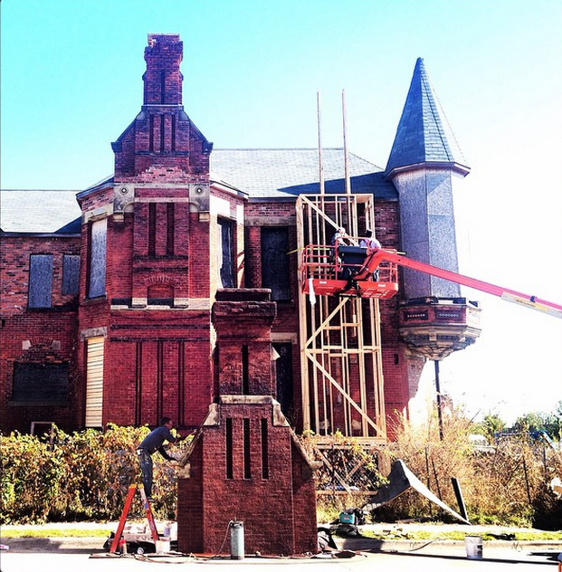 dddetroit Phony Chimney for Batman vs Superman movie