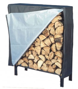 log rack with cover