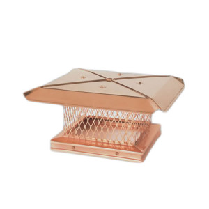 Single Flue Chimney Cap - Gelco Copper