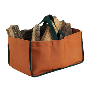 canvas log carrier