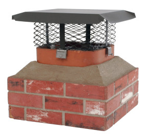 Adjustable Chimney Cap for Oval, Square or Rectangular Flues