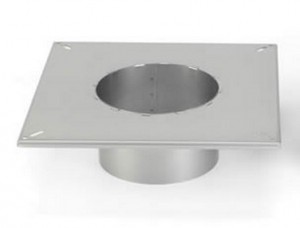 Enervex adaptor for round flues that are not air-cooled