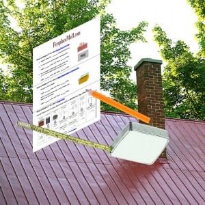 Chimney Cap Measure Guide - Get the Chimney Cap Easy Measure Guide from FrireplaceMall.com