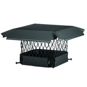 Single Flue Chimney Cap = Black Draft King Single Flue Chimney Cap