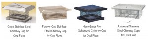 Chimney Caps for Oval Flues