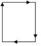 For an outside mount chimney cap, measure the longest side first, then measure each successive side going CLOCKWISE.