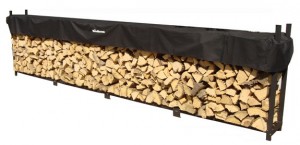 Woodhaven Log Rack, 12 feet, holds 1 Full Cord of Firewood