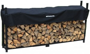 Woodhaven Log Rack, 8 feet, holds 1/2 Cord of Firewood