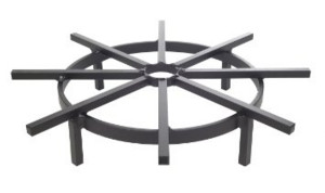 Wagon Wheel Round Fire Pit Grate