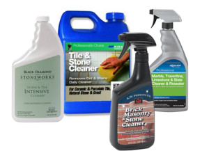 Commercial products to clean slate