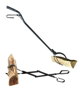 Long Handled Log Grabbers for fire pit convenience