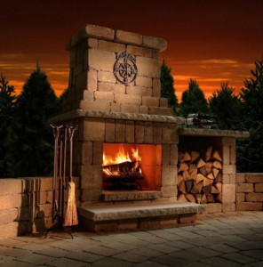 Necessories Colonial Outdoor Fireplace