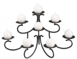 fireplace candelabra
