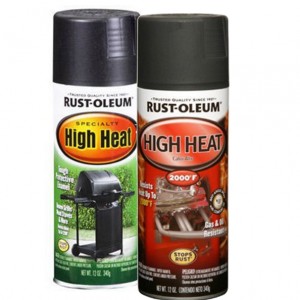 Before its first use, apply a high heat, rust resistant spray paint to a fire pit screen.