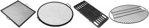 Fire Pit Grills with Mesh or with Bars