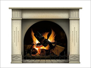 N1239 Fireplace vinyl sticker, wallpaper decoration,Wall Stickers Graphics Vinyl Decal