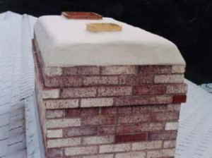Prevent chimney leaks by repairing crown cracks with CrownSeal.