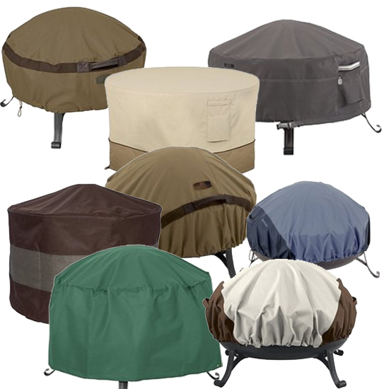 Fabric Covers for Round Fire Pits