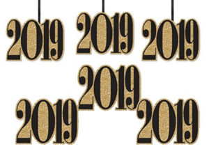2019 New Year Fireplace Banner