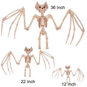 bat skeletons for the fireplace or other Halloween decorating