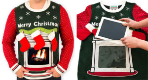 iPad Pocket Fireplace Sweaters
